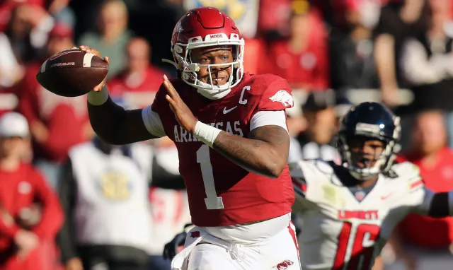 Espn report: Arkansas Razorbacks QB KJ Jefferson is being charge 5.3miollion dollars due to his inappropriate…..