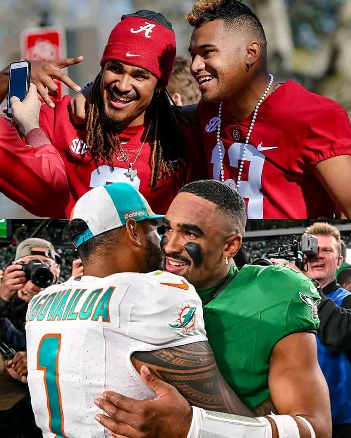 Alabama Roll Tide Top QBs Jalen Hurts And Tua Tagovaolia.   #RollTide