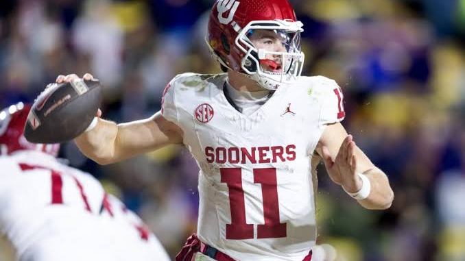 Quarterback Jackson Arnold leaves Oklahoma for Auburn in transfer portal