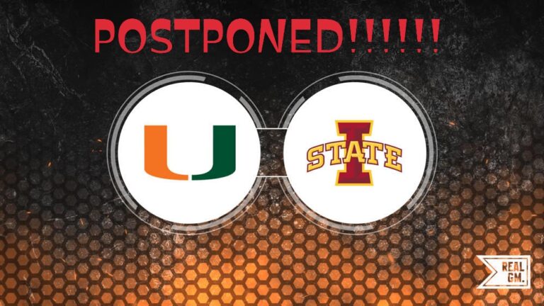 Miami Hurricanes vs. Iowa State Game Postponed Due to…..