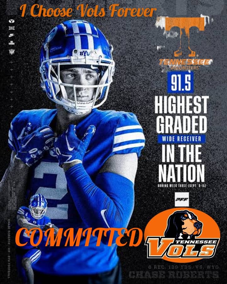 Best 5-star WR Chase Robert Decommit And Announce Commitment To Tennessee Vols Over Alabama…
