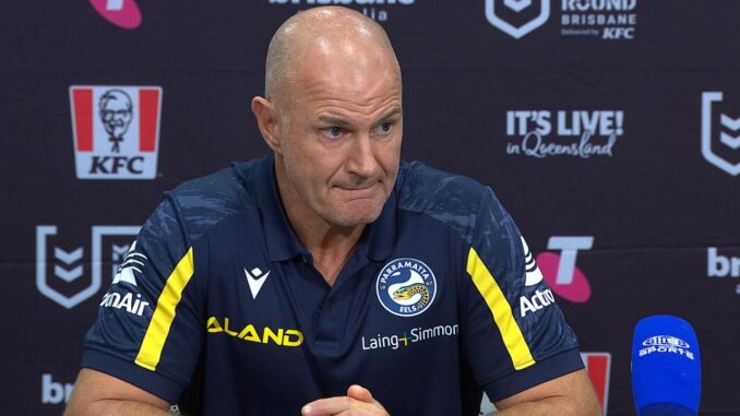 Shocking news as the Parramatta Eels  coach announces the suspension of the most great Fullback…..
