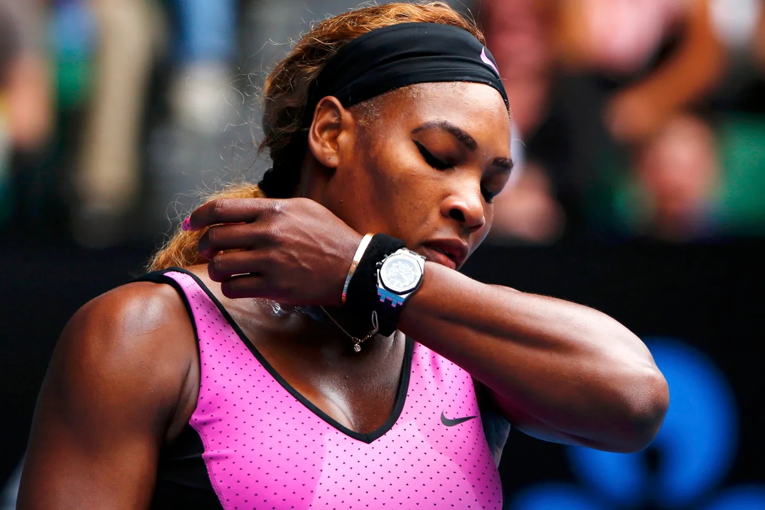 I’ve never done that, a first time for anything” When Serena Williams puked during her match against….