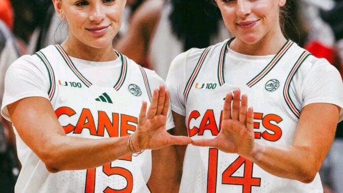 Breaking News: Haley and Hanna Cavinder Decommit from Miami, Commit to Wisconsin Badgers Women’s Basketball