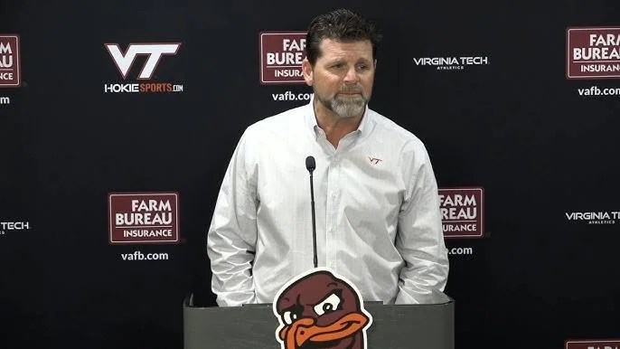 Breaking: Brent Pry head coach of the Virginia Tech Hokies football team, cautions the team against…..