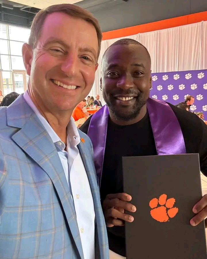 Even when the NFL calls you away for seven years, Clemson University and Clemson Football will be here ready for you to finish your degree. Congrats to Mackensie Alexander on becoming the latest graduate from Clemson’s Tiger Trust program!..  