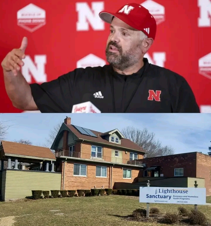 Breaking News: Matt Rhule Head Coach of Nebraska Football has inversted $3.6 million To Transform a house into a shelter for homeless youth in Nebraska after seriois.  Deitais in comment 👇👇👇