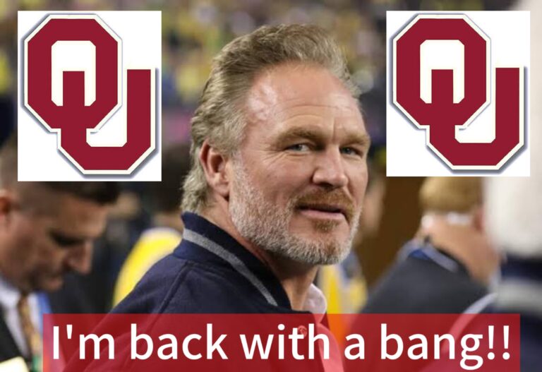 Breaking news:”I’m Back and All In” Brian Bosworth Makes Shocking Return to College Football, Accepts Game-Changing Appointment with Oklahoma Sooners due to a devastating……….